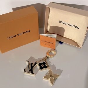 LV Fleur de Monogram bag charm M67119